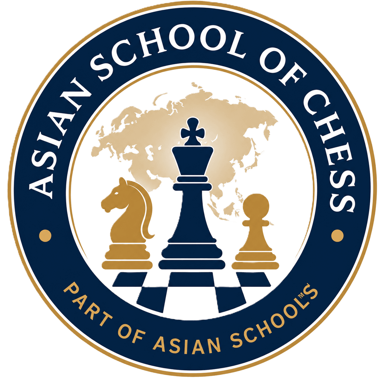 Asian School of Chess logo